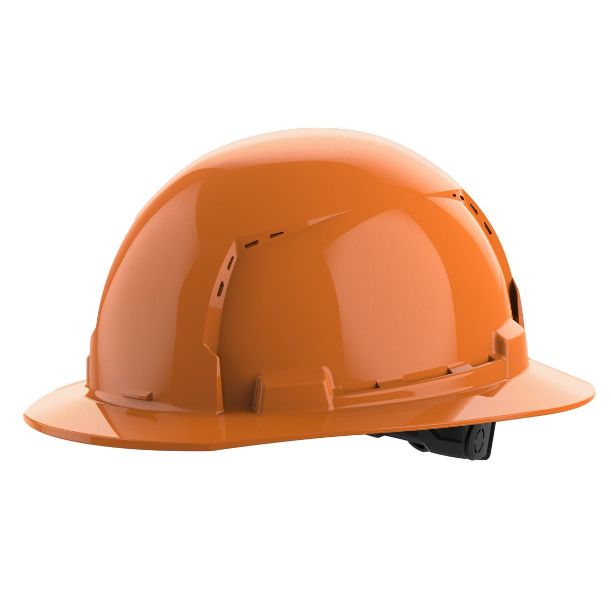 Milwaukee 48-73-1233 BOLT Orange Full Brim Vented Hard Hat w/6pt Ratcheting Suspension (USA) - Type 1, Class C (Pack of 5)