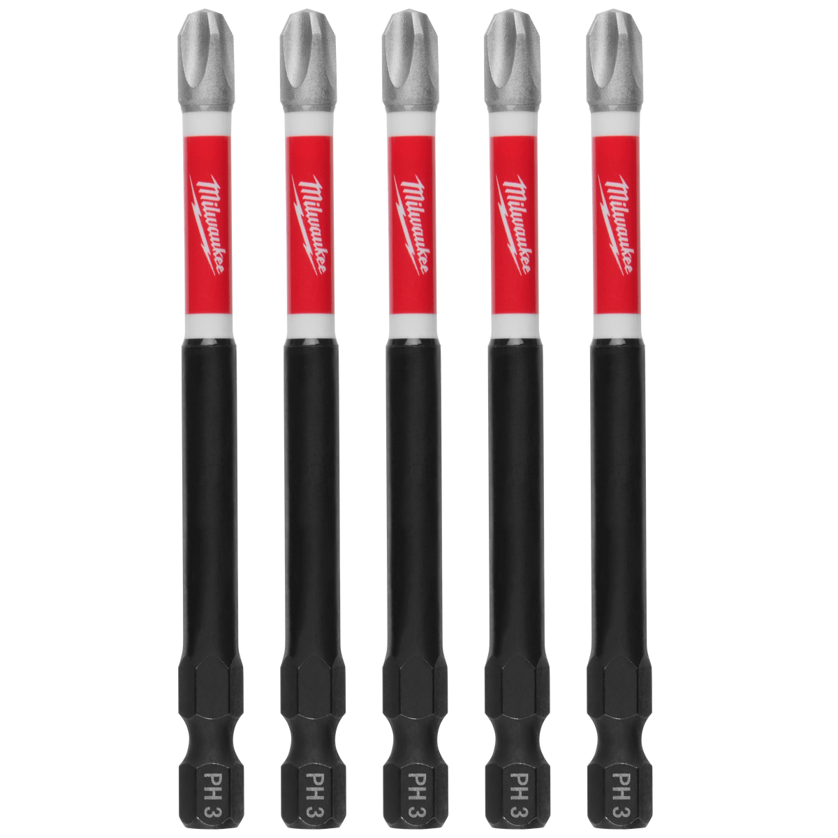 Milwaukee 48-32-4566 SHOCKWAVE Impact Duty 3-1/2" Phillips #3 Power Bits (Pack of 30)