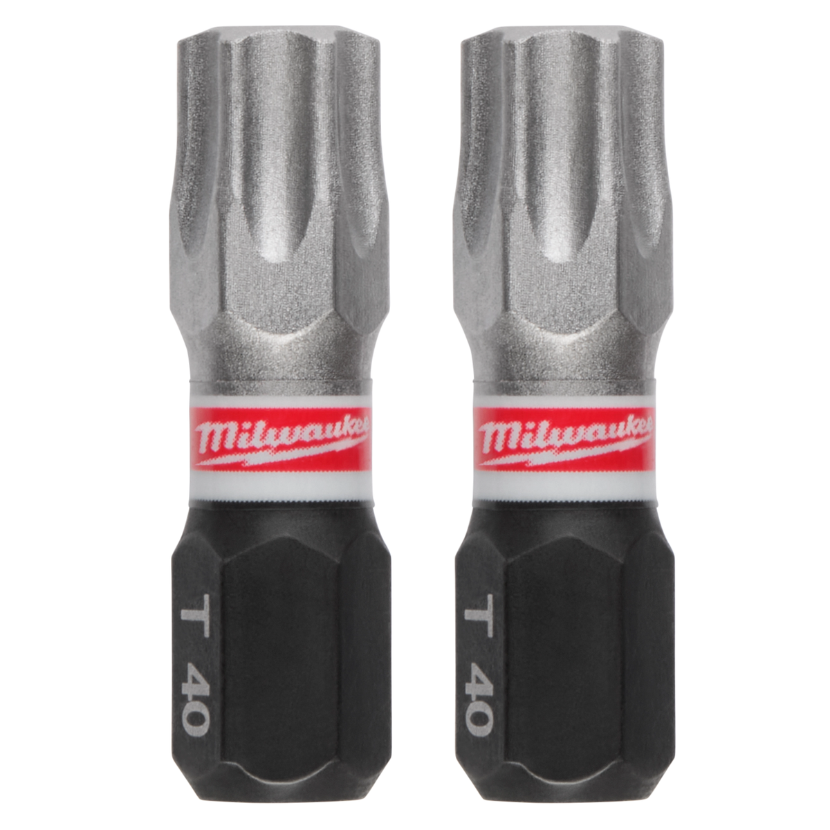 Milwaukee 48-32-4138 SHOCKWAVE Impact Duty 1" T40 INSERT BITS 25Pk