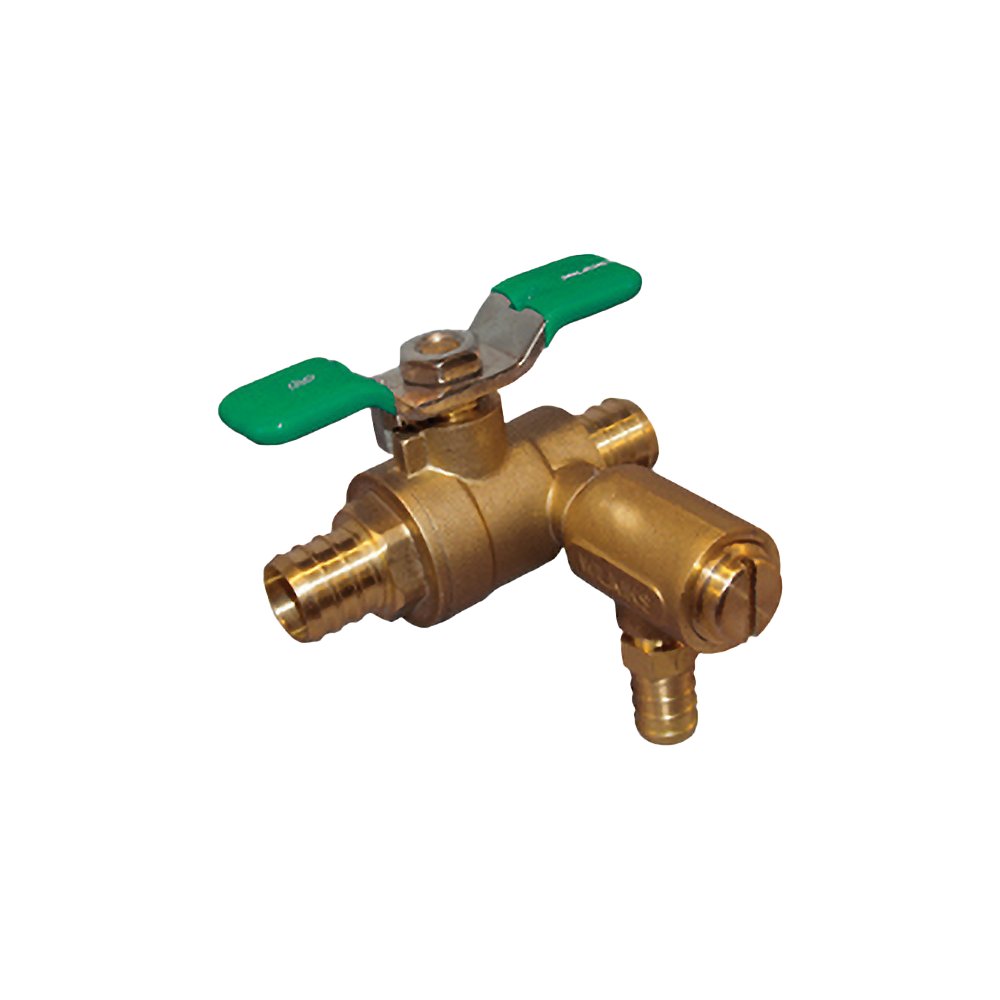 Zurn 34-BVECXLC-125CF 3/4" Lead-Free Ball Valve - Bronze, Full Port with Integral Thermal Expansion Control Valve
