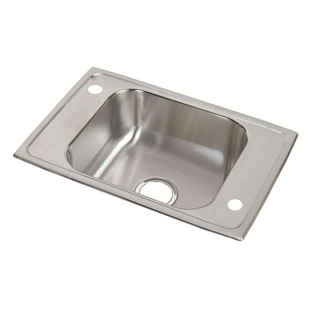 Elkay 20 Gauge Stainless Steel 25" x 17" x 6.875" Single Bowl Drop-in Sink CDKR2517X
