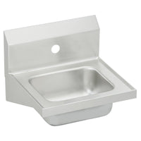 Elkay Stainless Steel 16-3/4" x 15-1/2" x 13", Single Bowl Wall Hung Handwash Sink CHS17161