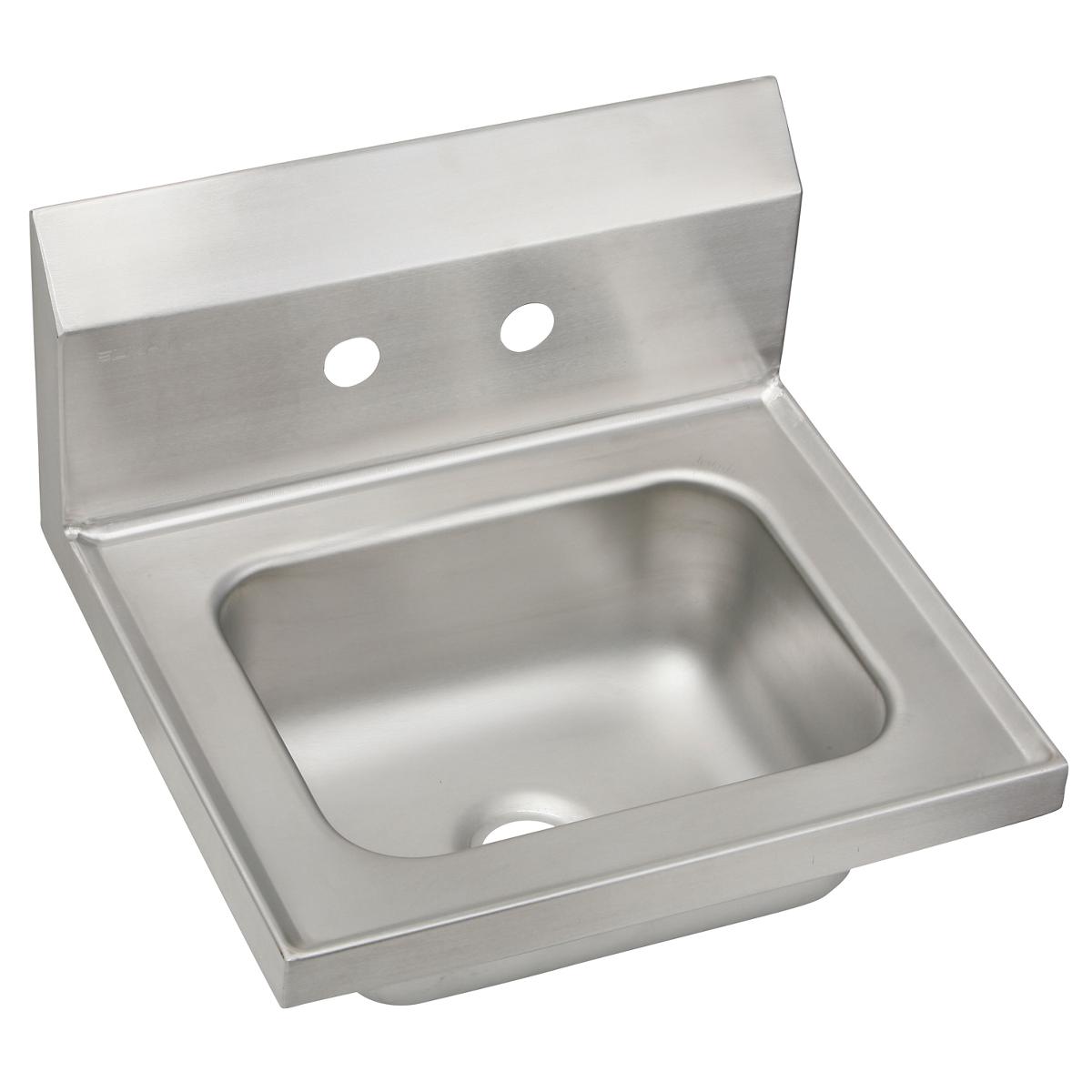 Elkay Stainless Steel 16-3/4" x 15-1/2" x 13", Single Bowl Wall Hung Handwash Sink CHSB17162