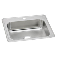 Elkay Celebrity Stainless Steel 25" x 22" x 7", 1-Hole Single Bowl Drop-in Sink CR25221
