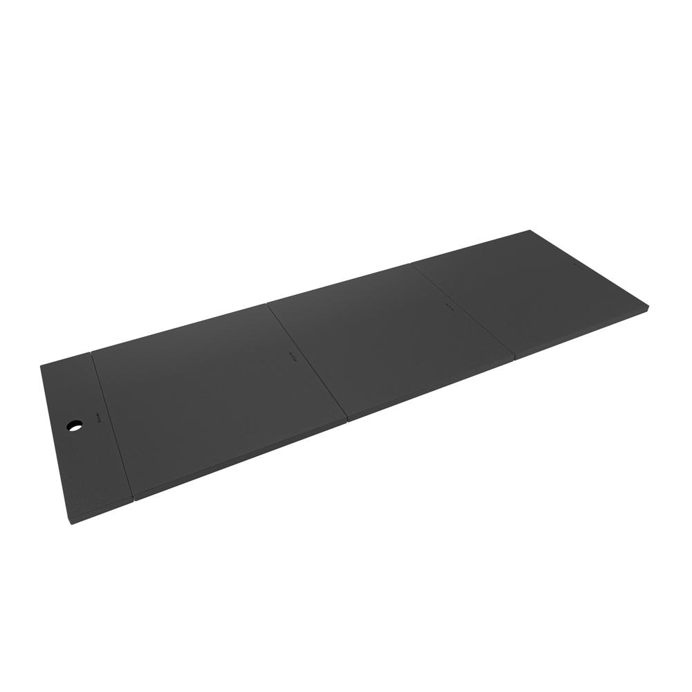Elkay Circuit Chef Black Polymer 57-3/4" x 18-3/4" x 1/2" Cutting Boards CS60BP
