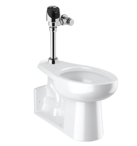 Sloan WETS-2220.1100 Water Closet Combo, ST-2229 Floor-Mounted Top Spud with ECOS 8111-1.28