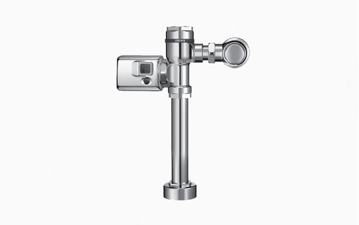 Sloan Crown 113 SMO Exposed Battery-Powered Sensor Water Closet Flushometer (1.28 GPF), Option NOR