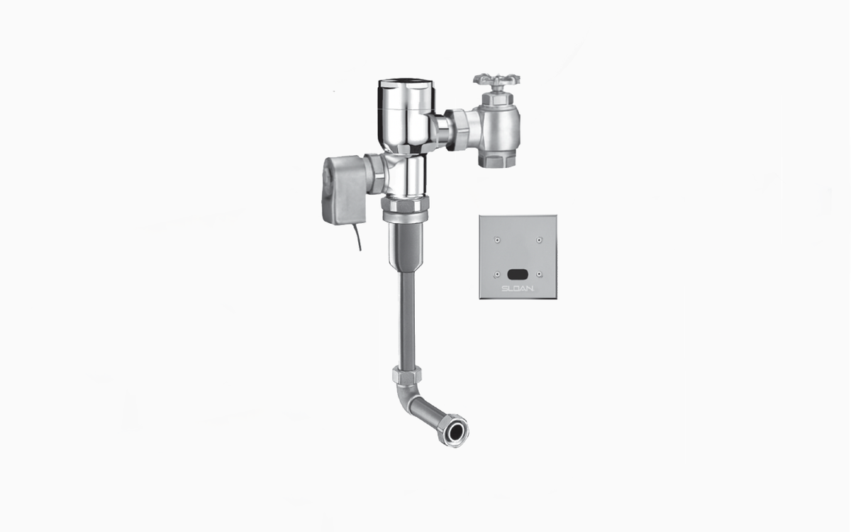 Sloan Crown 195 ESS Concealed Hardwired Sensor Urinal Flushometer (0.25 GPF)