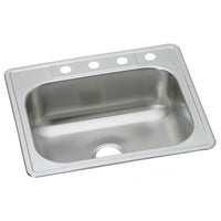 Elkay Dayton Stainless Steel 25" x 22" x 8-1/16", Single Bowl Drop-in Sink DSEW10125223