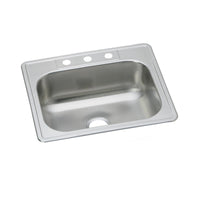 Elkay Dayton Stainless Steel 25" x 22" x 8-1/16", 3-Hole Single Bowl Drop-in Sink (40 Pack) DSEW40125223