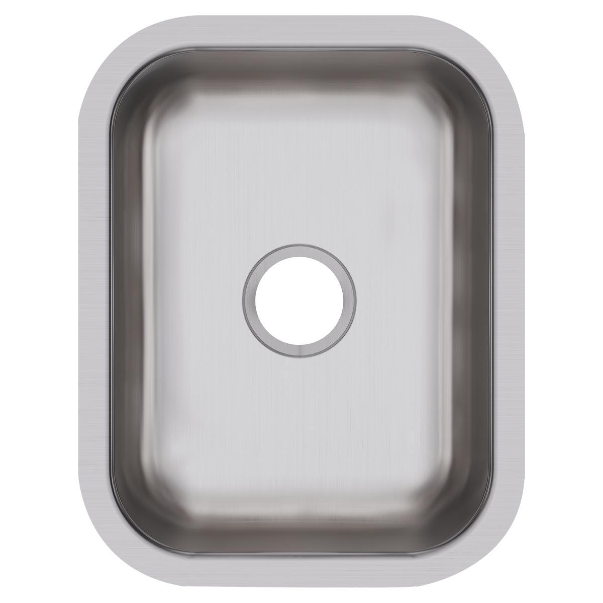 Elkay Dayton Stainless Steel 16" x 20-1/2" x 8", Single Bowl Undermount Bar Sink DXUH1318