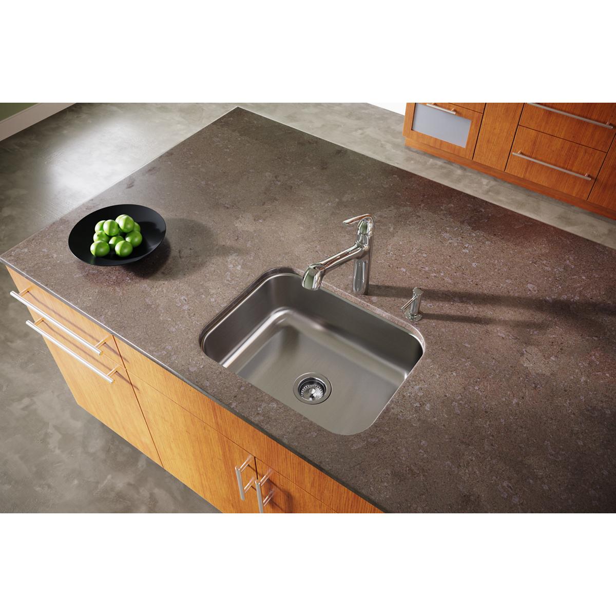 Elkay Dayton Stainless Steel 23-1/2" x 18-1/4" x 8", Single Bowl Undermount Sink DXUH2115