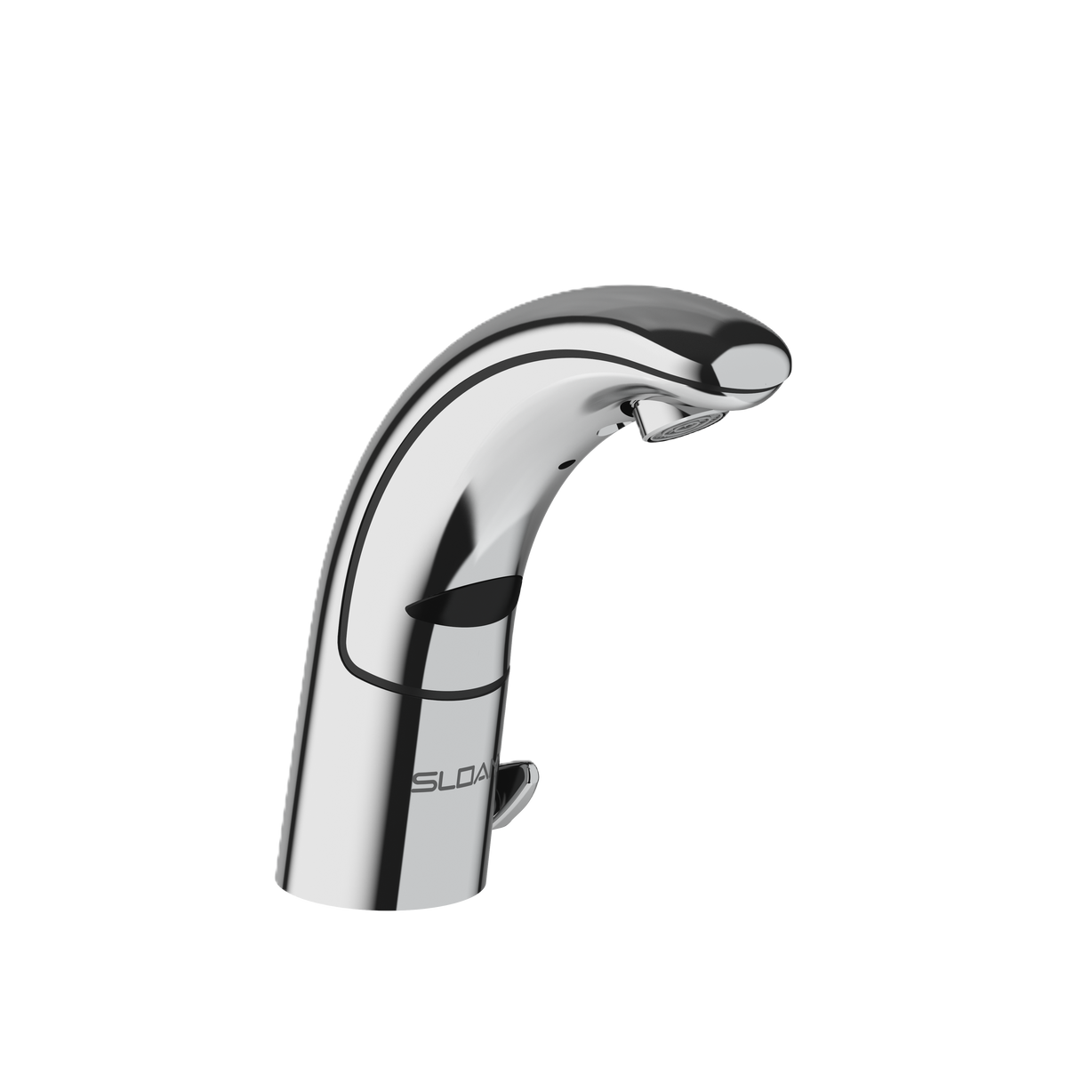 Sloan Optima EAF-150 1.5 GPM Battery-Powered Sensor Faucet, Polished Chrome, Battery Aerated Spray Integrated Side Mixer Option IQ