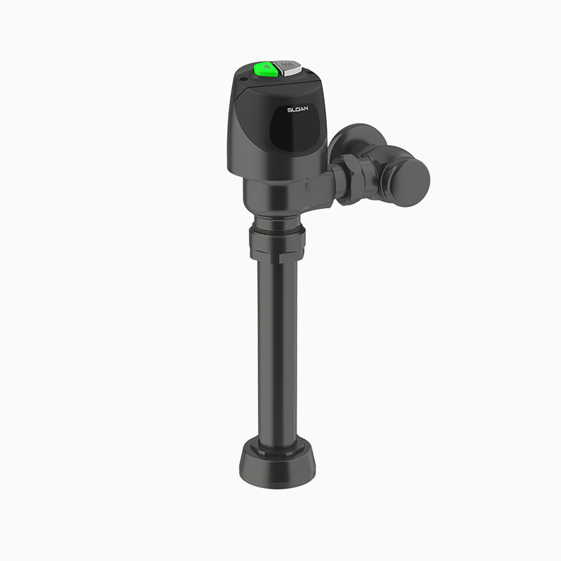 Sloan ECOS 8111 BT DF Exposed Battery-Powered Sensor Water Closet Flushometer, 1.6/1.1 gpf Graphite