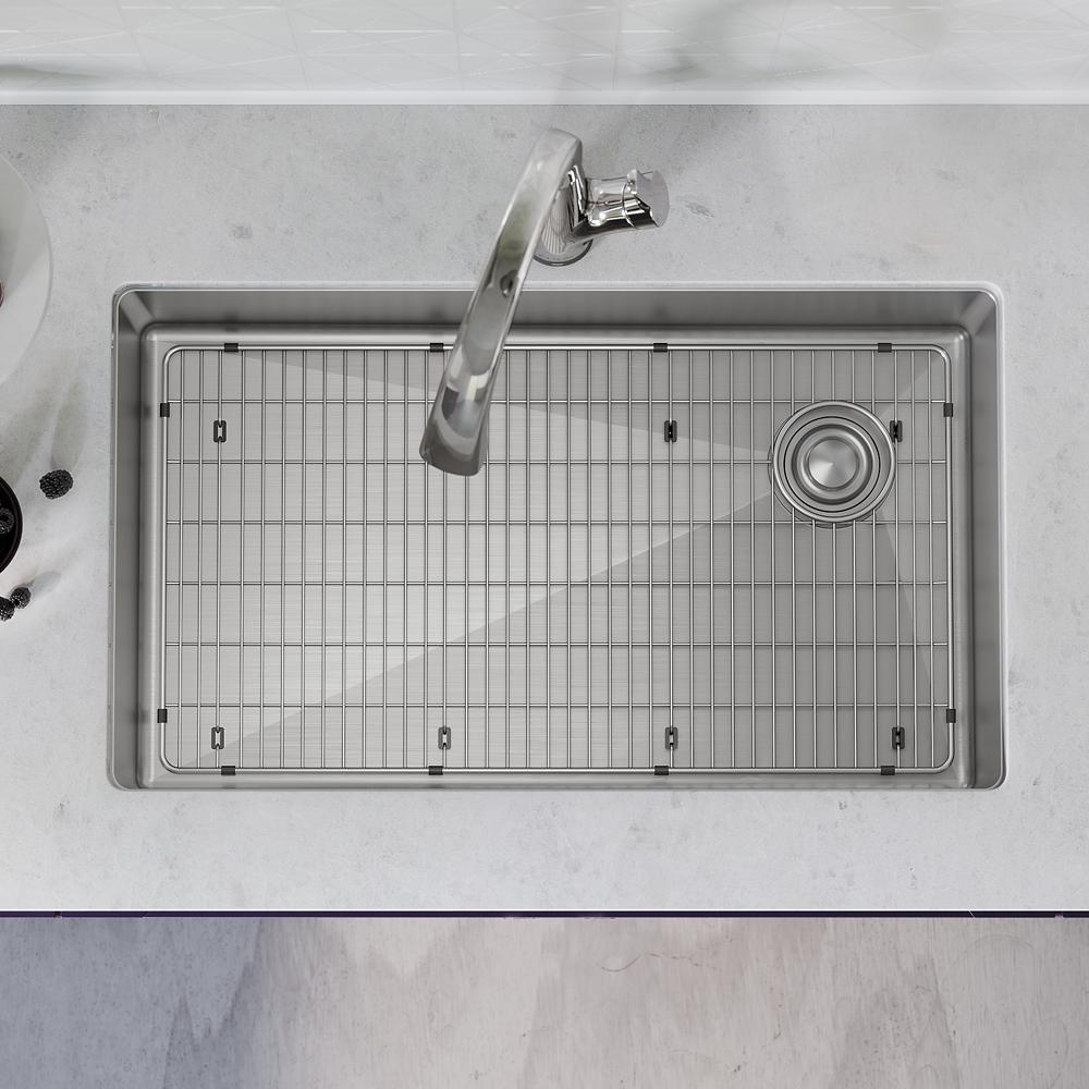 Elkay Crosstown 18 Gauge Stainless Steel 31-1/2" x 18-1/2" x 9" Single Bowl Undermount Sink Kit with Filtered Faucet ECTRU30179RTFLC