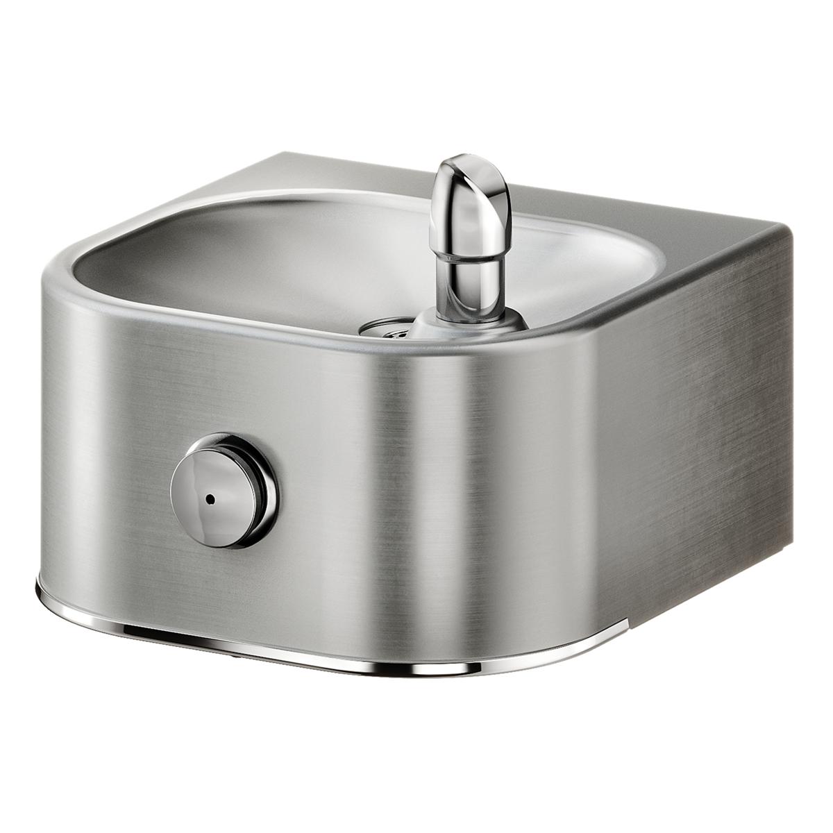 Elkay Soft Sides Single Fountain Non-Filtered Non-Refrigerated, Freeze Resistant Stainless EDFP210FPK