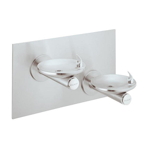 Elkay SwirlFlo Bi-Level Fountain Non-Filtered Non-Refrigerated, Stainless EDFPBM117K