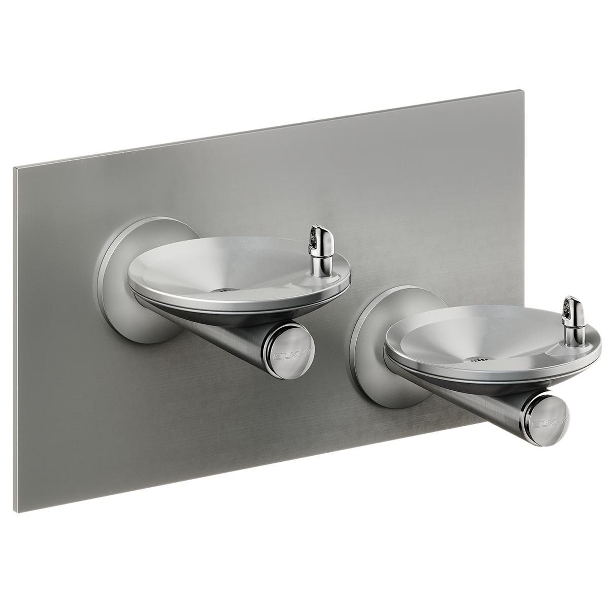 Elkay SwirlFlo Bi-Level Fountain Non-Filtered Non-Refrigerated, Stainless EDFPBMV117C