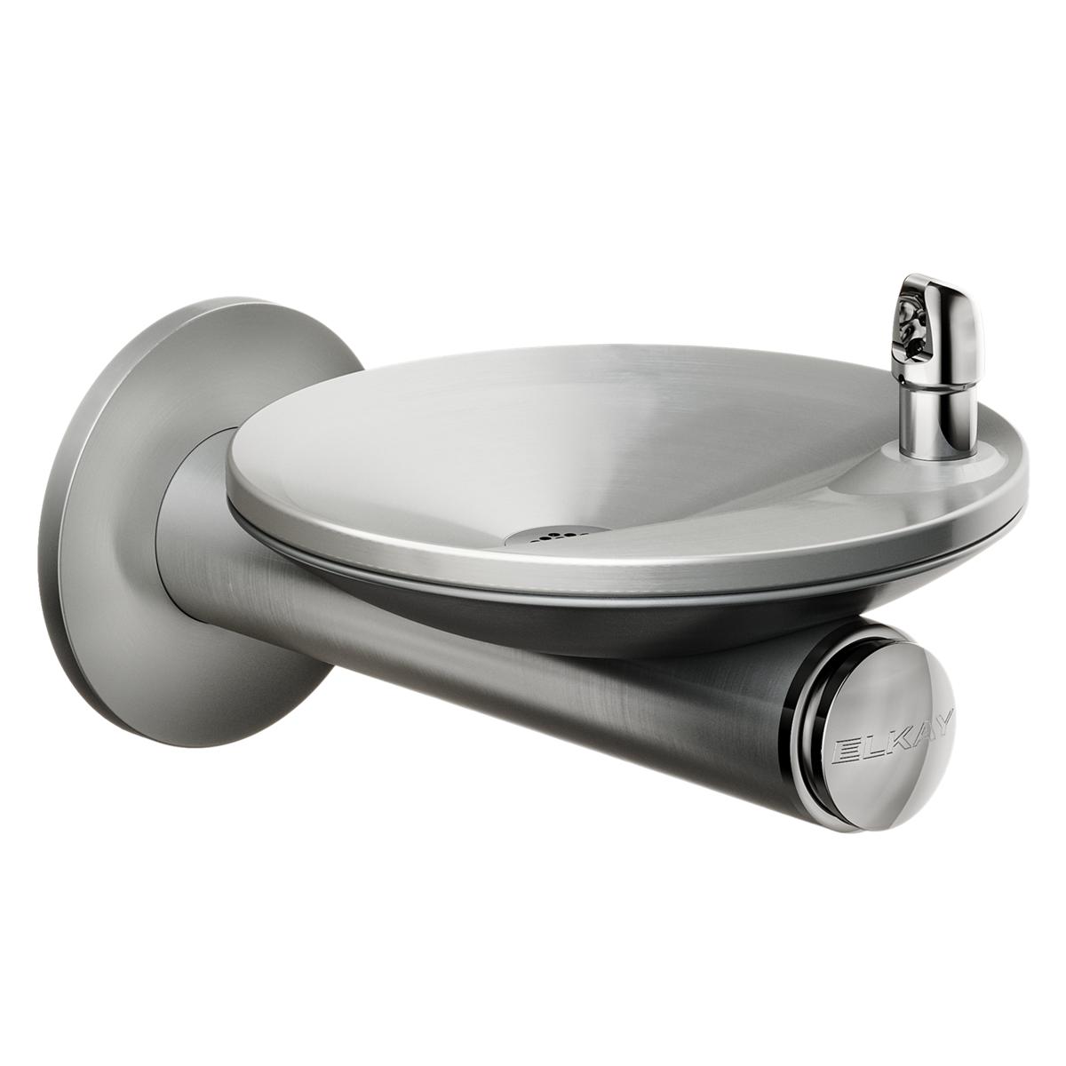 Elkay SwirlFlo Single Fountain Non-Filtered Non-Refrigerated, Stainless EDFPBV114C