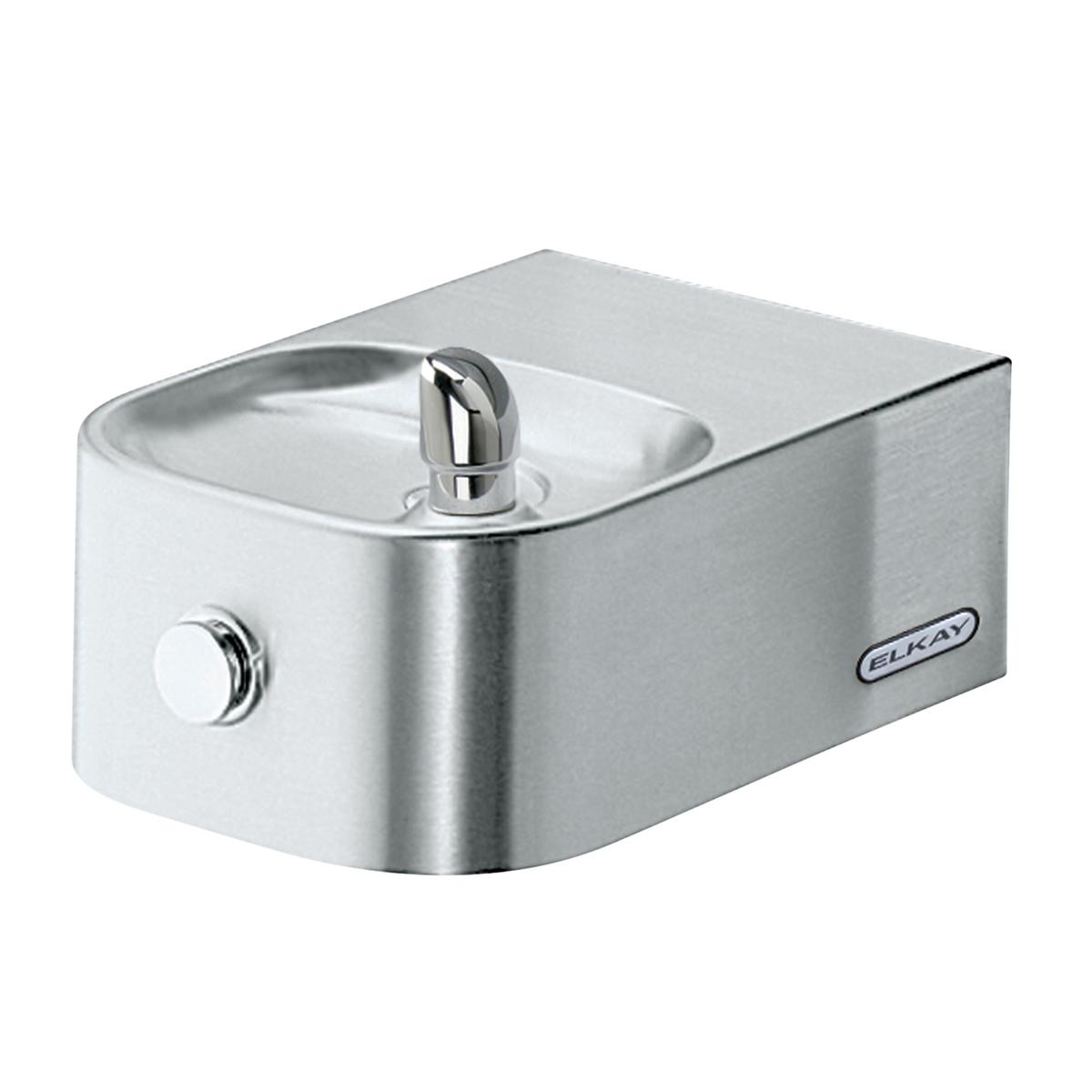 Elkay Soft Sides Single Fountain Non-Filtered Non-Refrigerated, Stainless EDFPVR214C