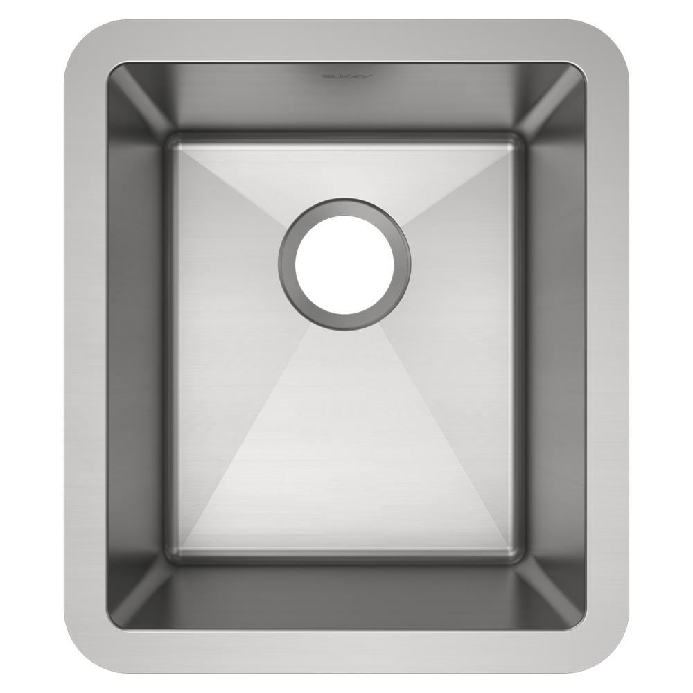 Elkay Crosstown 16 Gauge Stainless Steel 16" x 18-1/2" x 10" Single Bowl Undermount Sink EFRU131610T