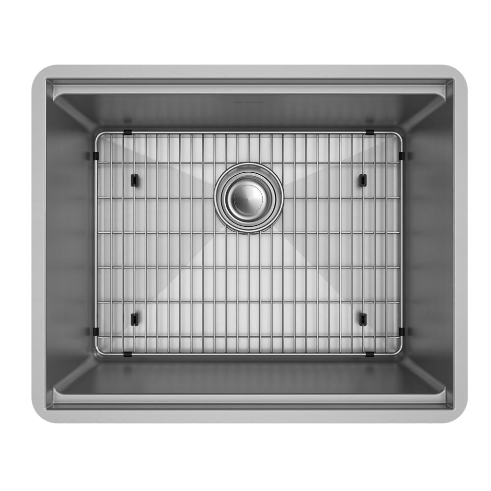 Elkay Crosstown 16 Gauge Workstation Stainless Steel 22-1/2" x 18-1/2" x 8-3/4" Single Bowl Undermount Sink Kit EFRU21169W
