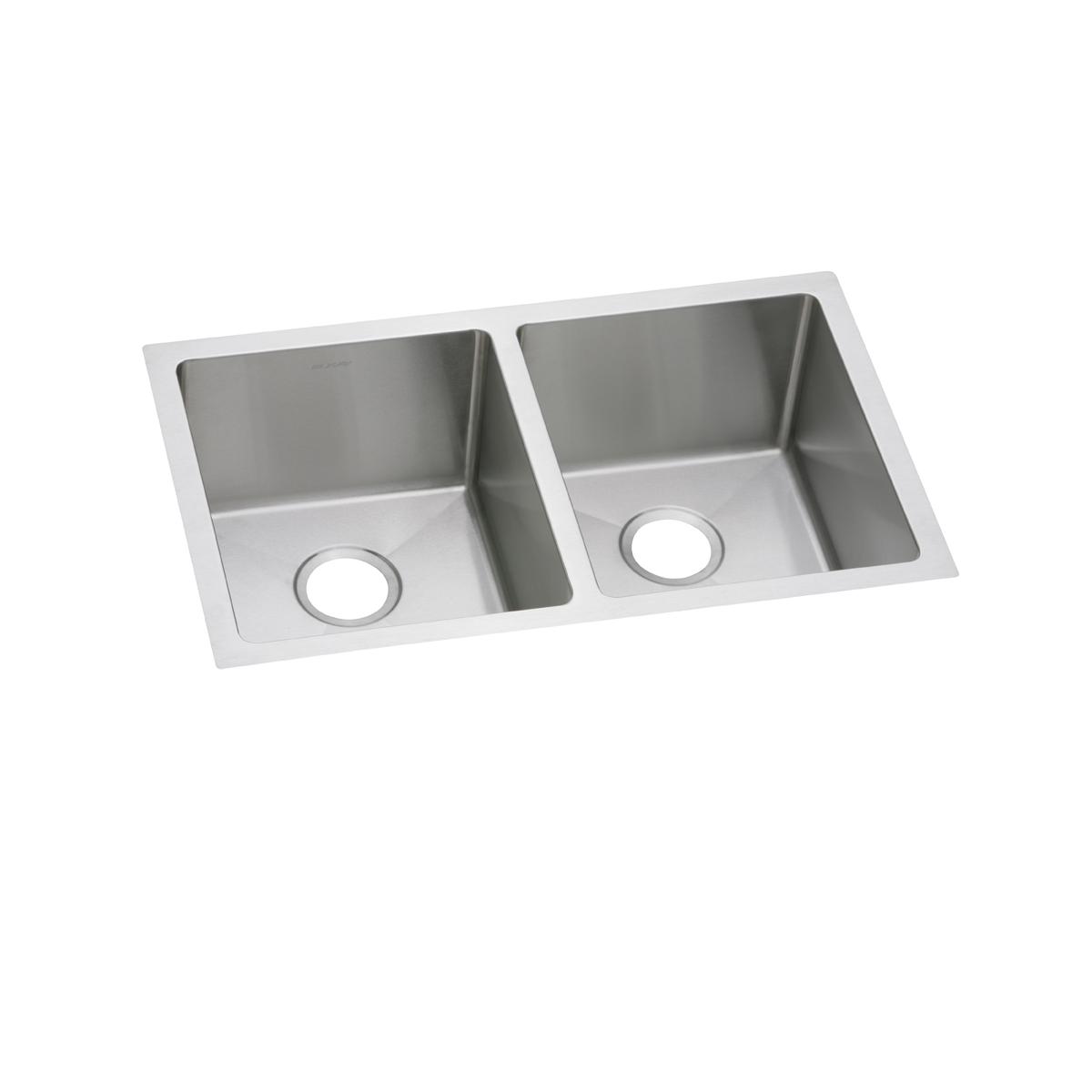 Elkay Crosstown Stainless Steel kitchen sink, Polished Satin EFRU311810T