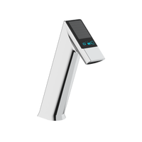 Sloan BASYS EFX-177 0.5 GPM Solar-Powered Sensor Faucet with Back-Check Tee, Polished Chrome, Code EFX177.000.0100, 4" Trim Plate