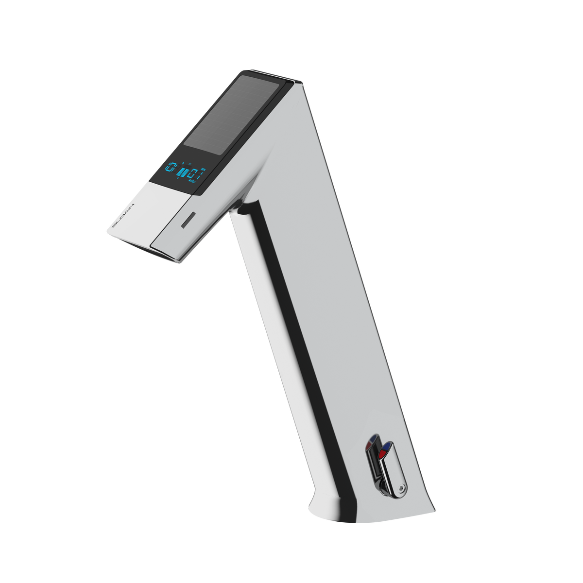Sloan BASYS EFX-177 1.5 GPM Solar-Powered Sensor Faucet, Polished Chrome, Code EFX177.502.0000
