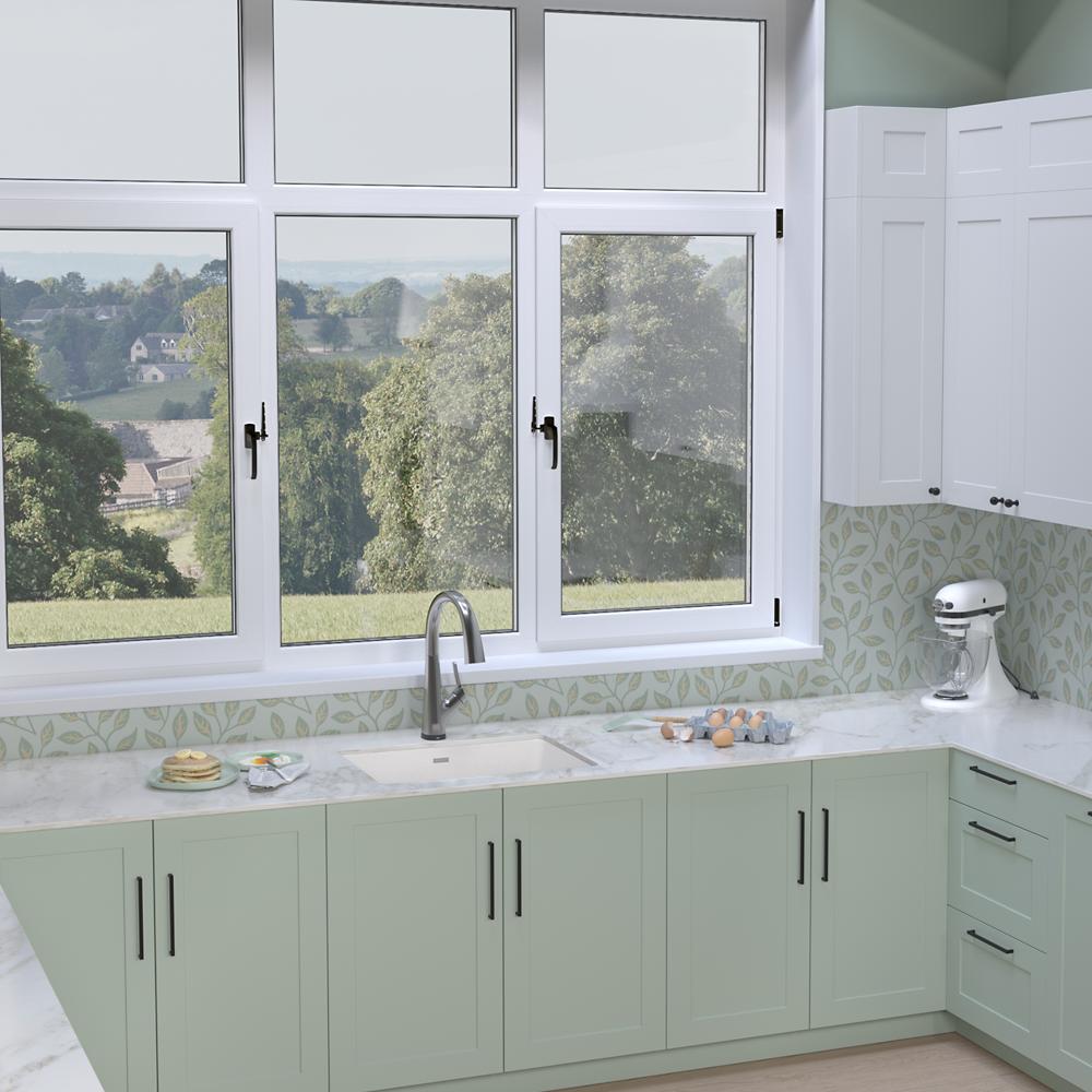 Elkay Quartz Classic 24-5/8" x 18-1/2" x 9-1/2" Single Bowl Undermount Sink Kit with Filtered Faucet White ELGU2522WH0FLC