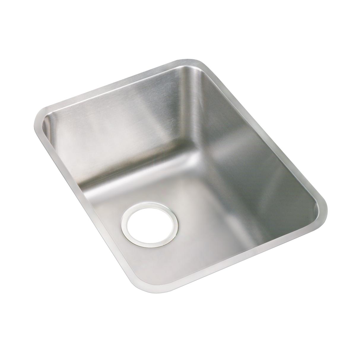 Elkay Lustertone Classic Stainless Steel, 16-1/2" x 20-1/2" x 9-7/8", Single Bowl Undermount Sink Kit ELUH141810DBG