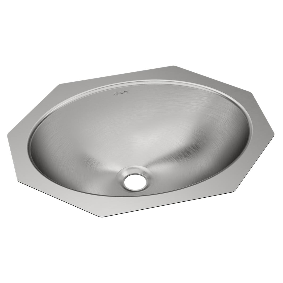 Elkay Asana Stainless Steel 18" x 14" x 6", Single Bowl Undermount Bathroom Sink ELUH1511