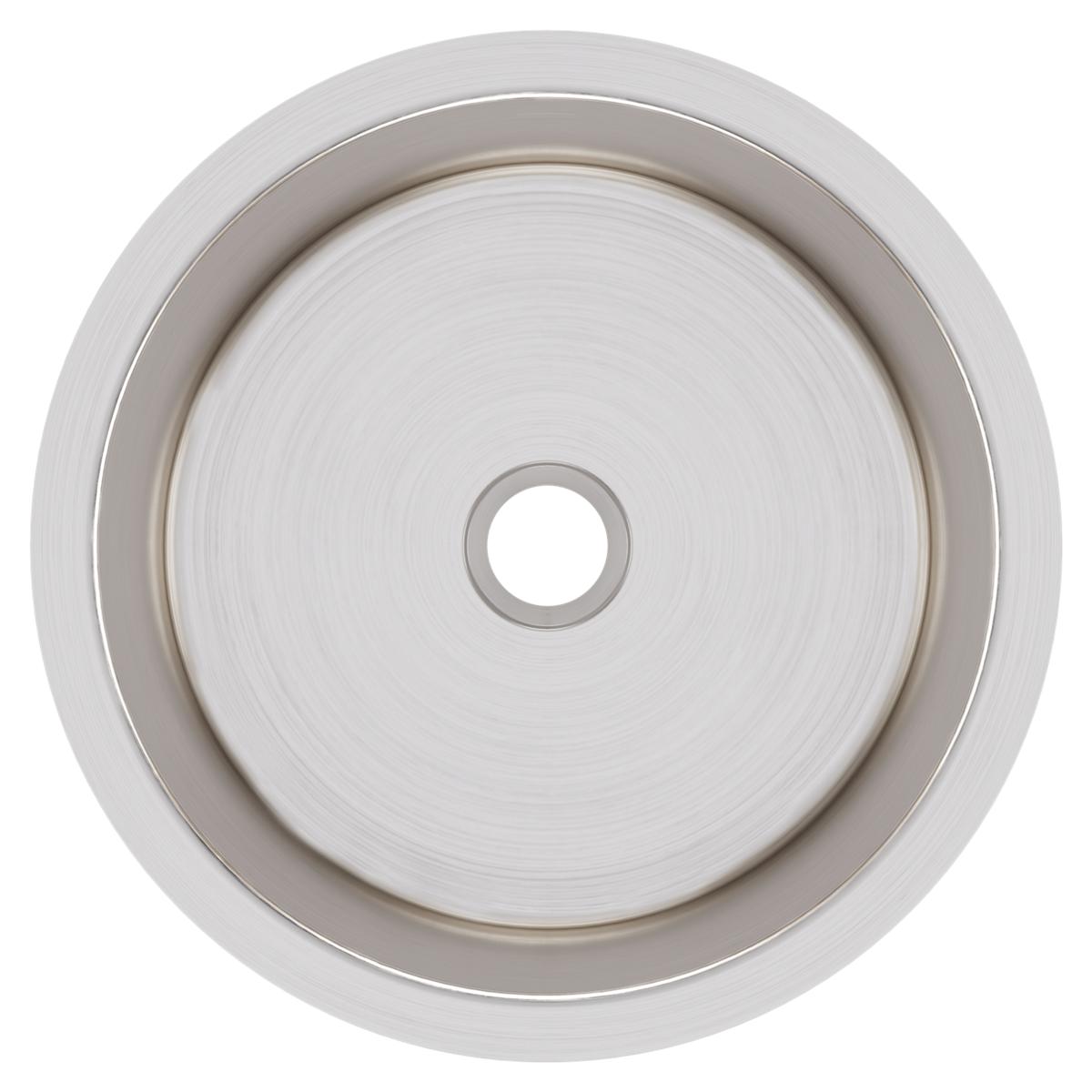Elkay Lustertone Classic Stainless Steel 18-3/8" x 18-3/8" x 8", Single Bowl Undermount Sink ELUH16FB