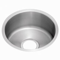 Elkay Lustertone Classic Stainless Steel 18-3/8" x 18-3/8" x 8", Single Bowl Undermount Sink ELUH16FB