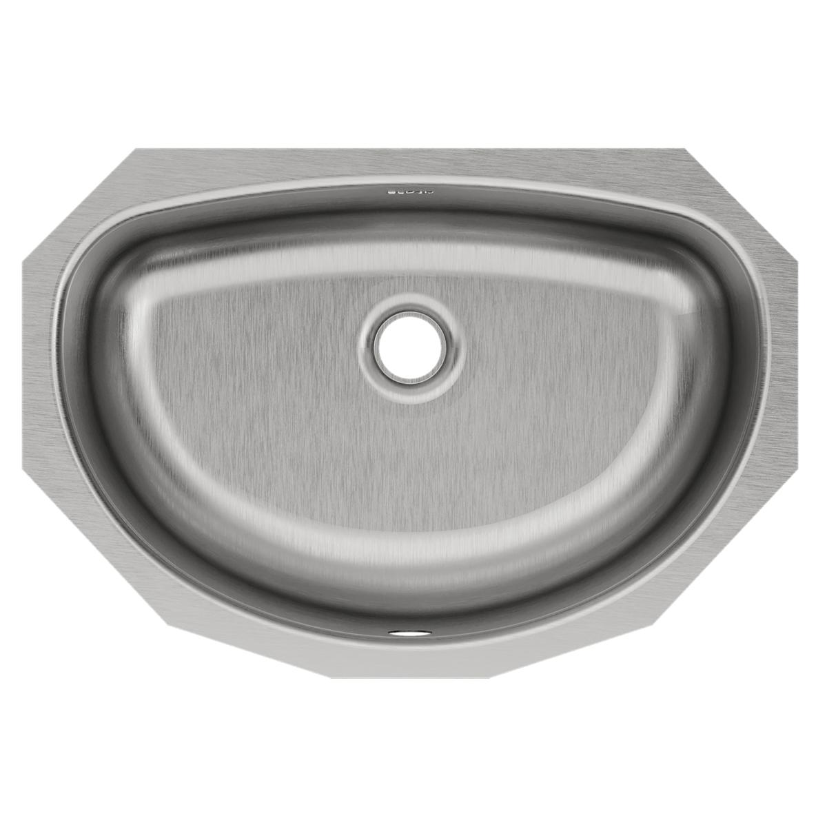 Elkay Asana Stainless Steel 19-1/2" x 13-5/16" x 6-1/4", Single Bowl Undermount Bathroom Sink ELUH1811