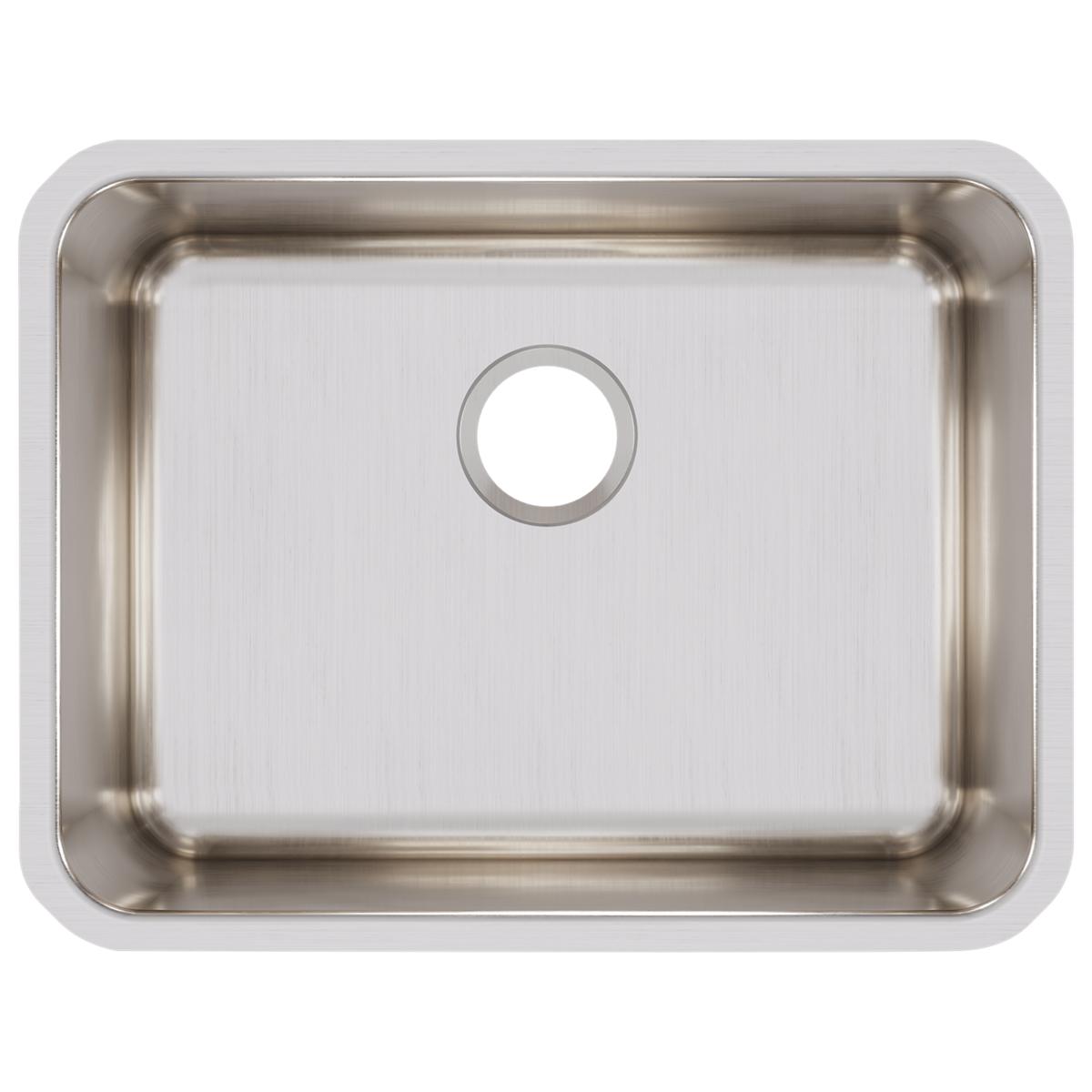 Elkay Lustertone Classic Stainless Steel 23-1/2" x 18-1/4" x 10", Single Bowl Undermount Sink ELUH211510