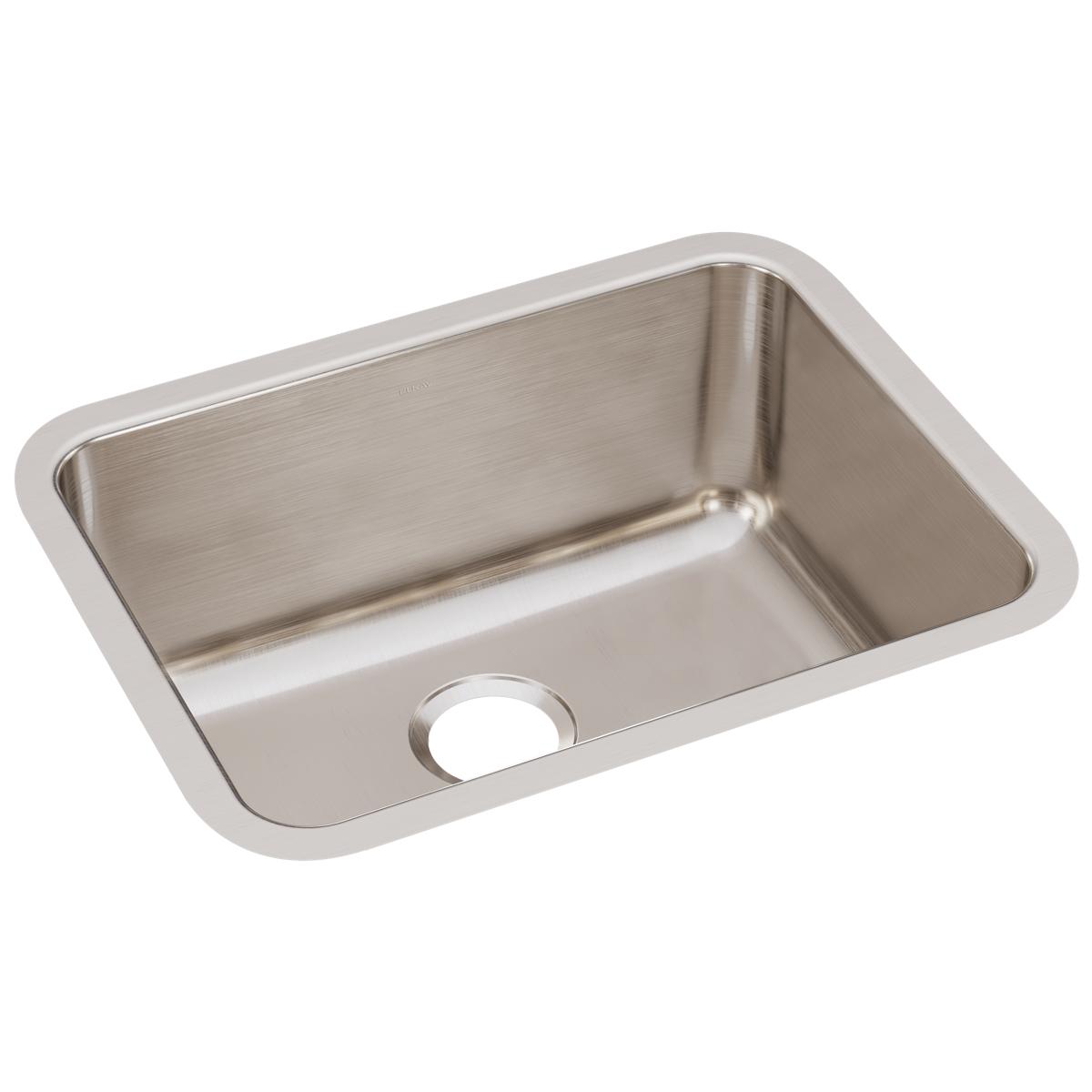 Elkay Lustertone Classic Stainless Steel 23-1/2" x 18-1/4" x 10", Single Bowl Undermount Sink ELUH211510