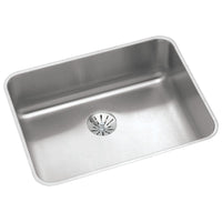 Elkay Lustertone Classic Stainless Steel 23-1/2" x 18-1/4" x 7-1/2" Single Bowl Undermount Sink with Perfect Drain ELUH2115PD