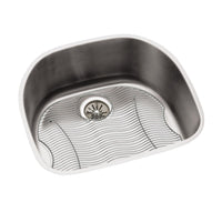 Elkay Lustertone Classic Stainless Steel 23-5/8" x 21-1/4" x 10", Single Bowl Undermount Sink Kit ELUH211810DBG