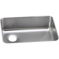 Elkay Lustertone Classic Stainless Steel 25-1/2" x 19-1/4" x 8", Single Bowl Undermount Sink with Left Drain ELUH2317L