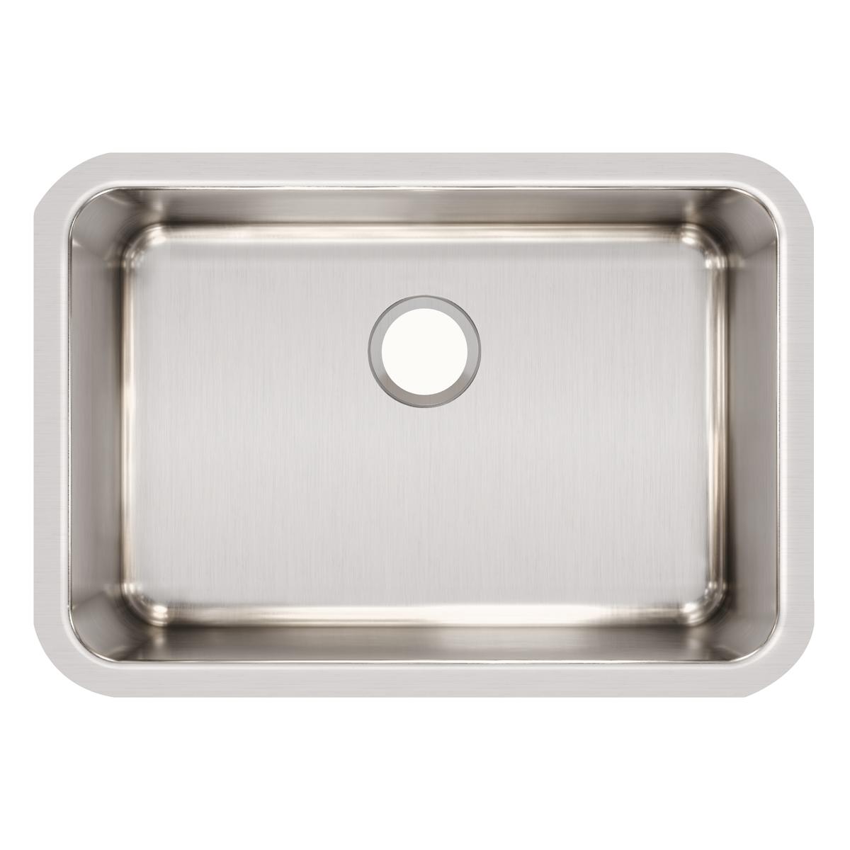 Elkay Lustertone Classic Stainless Steel 26-1/2" x 18-1/2" x 10", Single Bowl Undermount Sink ELUH241610
