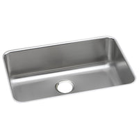 Elkay Lustertone Classic Stainless Steel 26-1/2" x 18-1/2" x 8", Single Bowl Undermount Sink ELUH2416