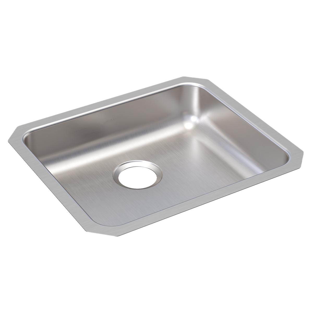 Elkay Lustertone Classic Stainless Steel 21-1/2" x 18-1/2" x 4-7/8", Single Bowl Undermount ADA Sink ELUHAD191650