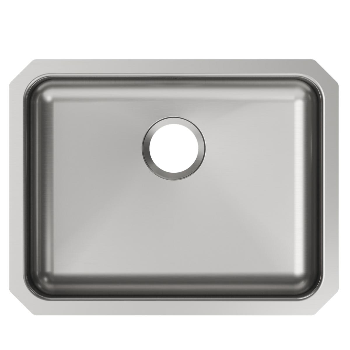 Elkay Lustertone Classic Stainless Steel, 23-1/2" x 18-1/4" x 5-3/8", Single Bowl Undermount ADA Sink ELUHAD211555