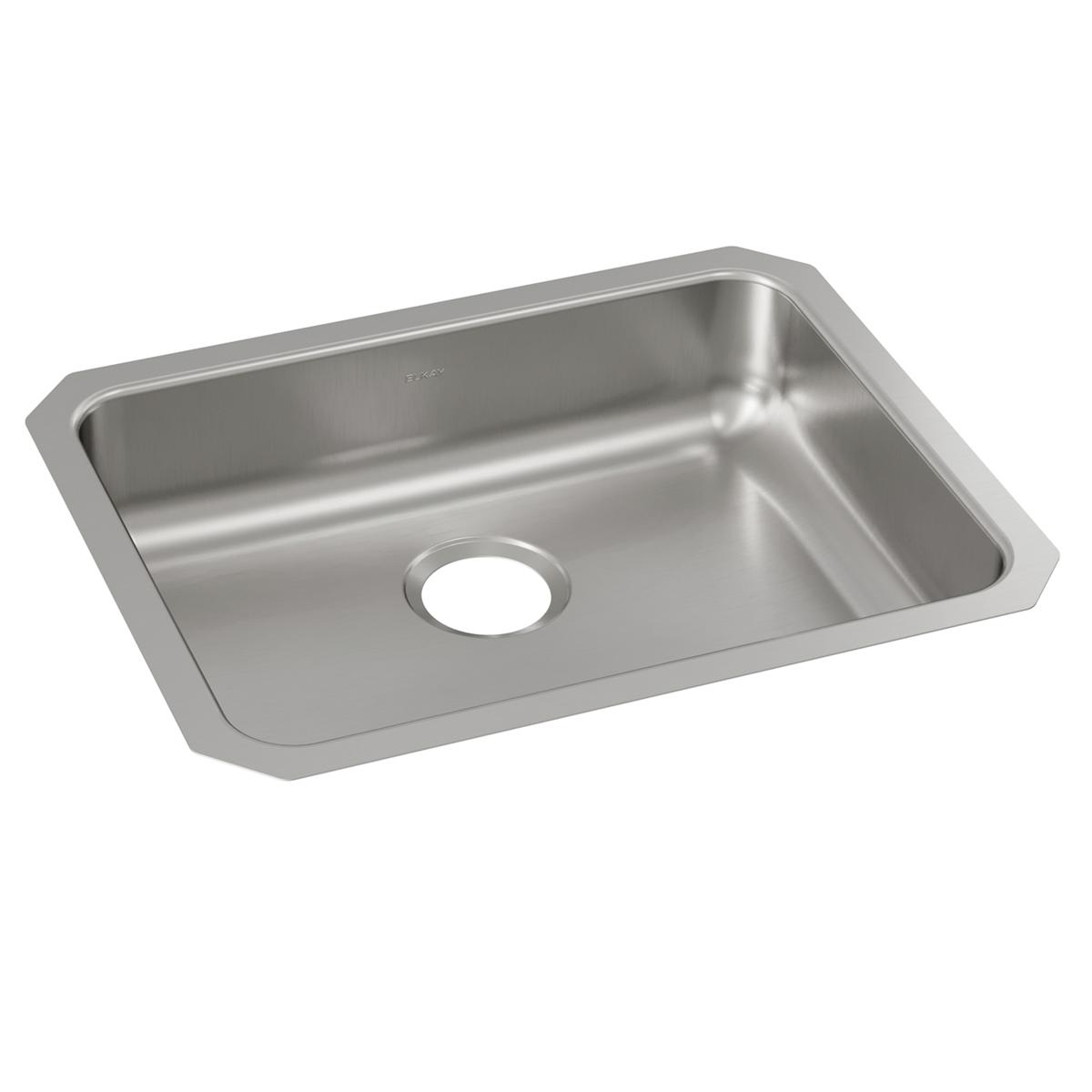 Elkay Lustertone Classic Stainless Steel, 23-1/2" x 18-1/4" x 5-3/8", Single Bowl Undermount ADA Sink ELUHAD211555
