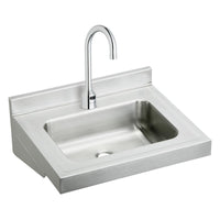 Elkay Stainless Steel 22" x 19" x 5-1/2", Wall Hung Lavatory Sink Kit ELV2219SACTMC