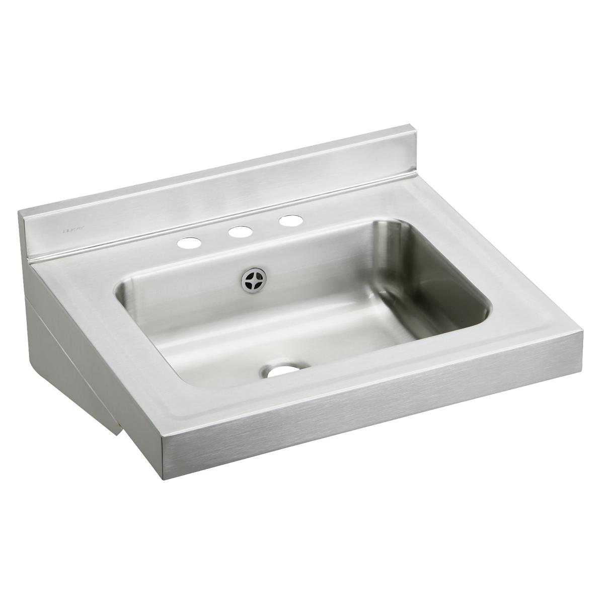 Elkay Stainless Steel 22" x 19" x 5-1/2", Wall Hung Lavatory Sink ELVWO22193