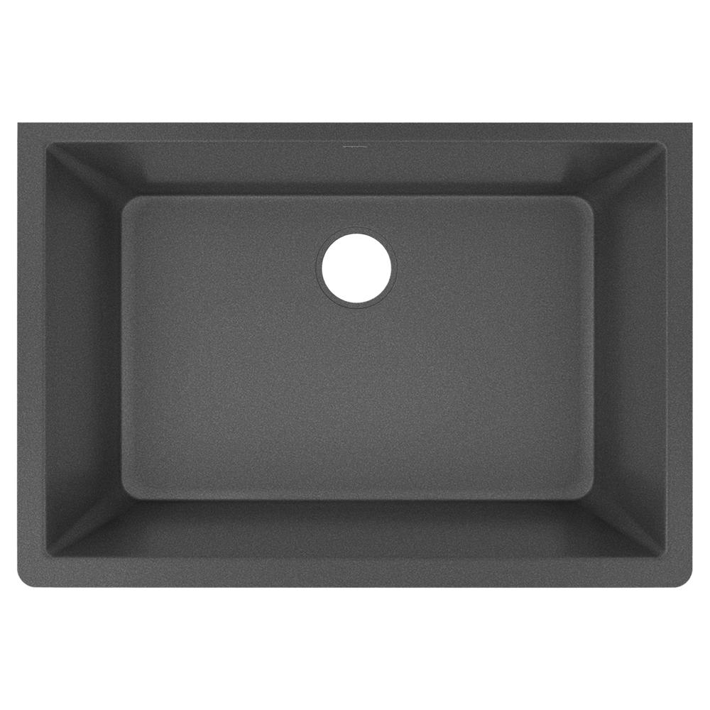 Elkay Quartz Luxe 33" x 18-7/16" x 9-7/16" Single Bowl Undermount Sink Charcoal ELXRU13322CH0