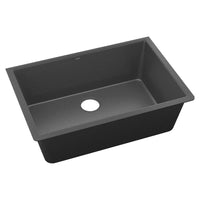 Elkay Quartz Luxe 33" x 18-7/16" x 9-7/16" Single Bowl Undermount Sink Charcoal ELXRU13322CH0