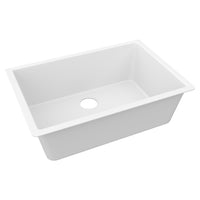 Elkay Quartz Luxe 33" x 18-7/16" x 9-7/16" Single Bowl Undermount Sink Arctic Fox ELXRU13322FX0